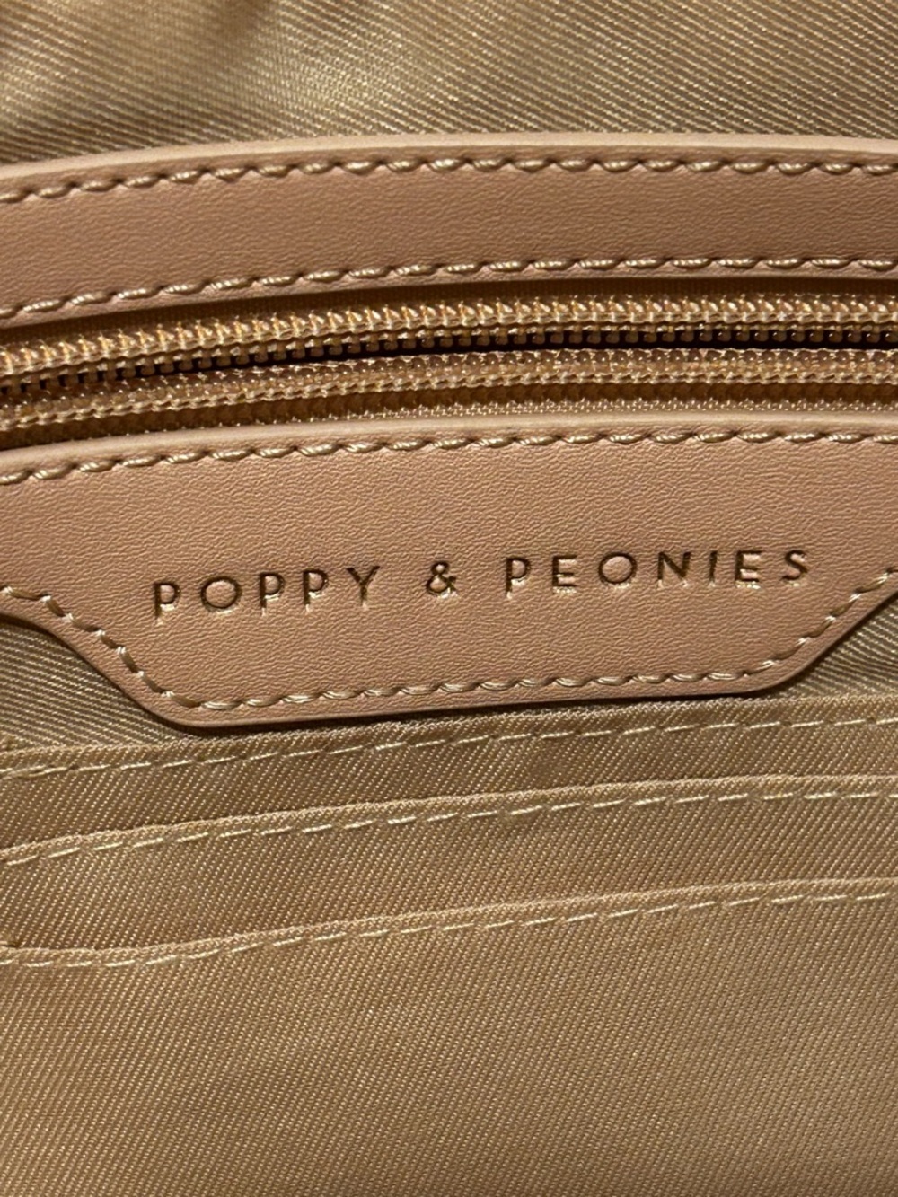 Poppy and Peonies Vegan Leather Crossbody Belt Bag - Picture 10 of 15